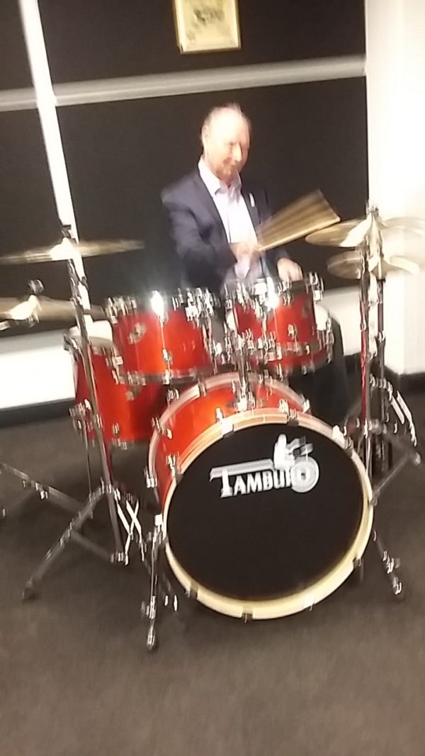 TAMBURO Schlagzeug "FORMULA Serie 22" Standard in CHERRY GLOSS 22/10/12/14+SD+HW