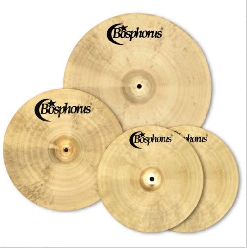 BOSPHORUS Traditional Cymbal Set 20 / 16 / 14 + Cymbalbag