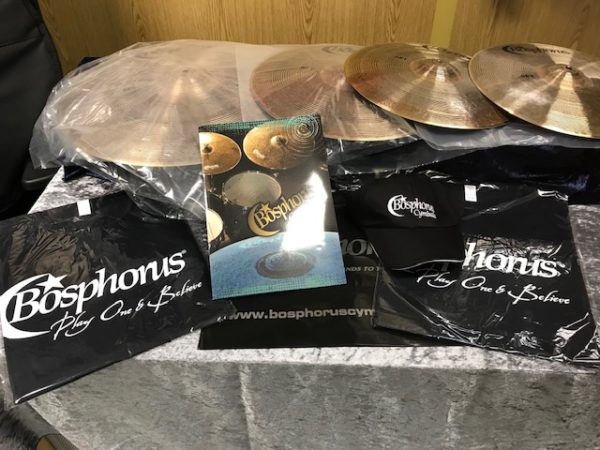 BOSPHORUS NEW ORLEANS Cymbal Set 20 / 16 / 14 + Cymbalbag